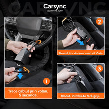 Blocator Volan Antifurt CarSync — Sistem de Siguranță cu Cheie