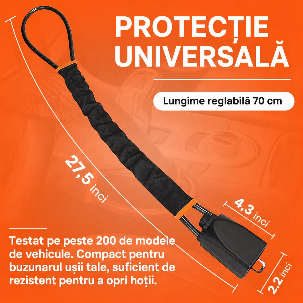 Blocator Volan Antifurt CarSync — Sistem de Siguranță cu Cheie