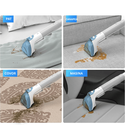 Aspirator Profesional cu Spalare Injectie-Extractie pentru Canapea, Saltea, Mocheta, Materiale Textile, Auto