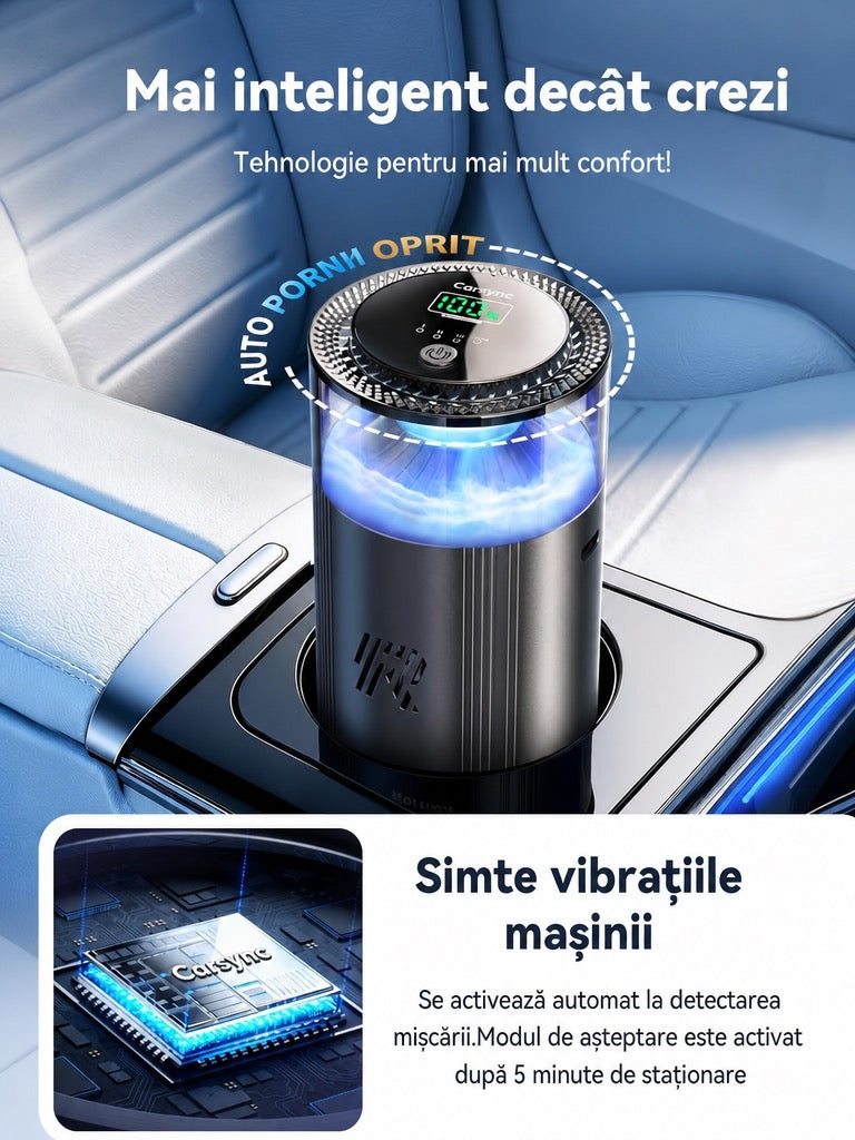 Carsync Aroma — Difuzor Aroma cu Senzor Inteligent