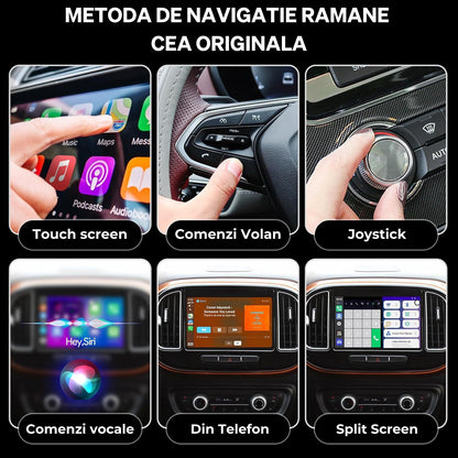 Adaptor Carplay/Android Auto Wireless + Sistem Android 13.0 (Google Play Store)