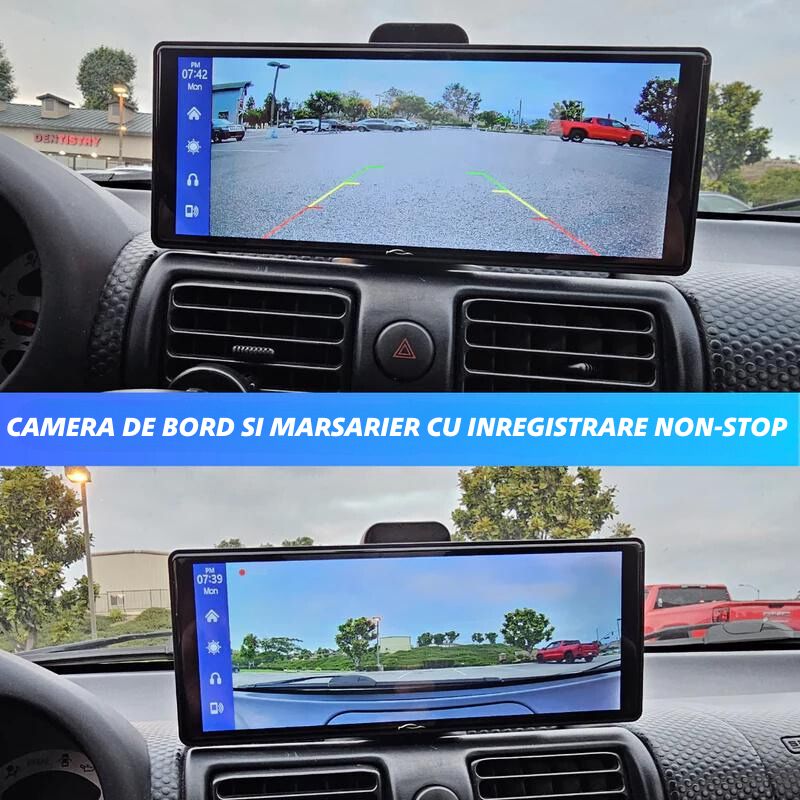 Carplay/Android Auto Wireless 26 cm + Camera Marsarier + Camera de Bord