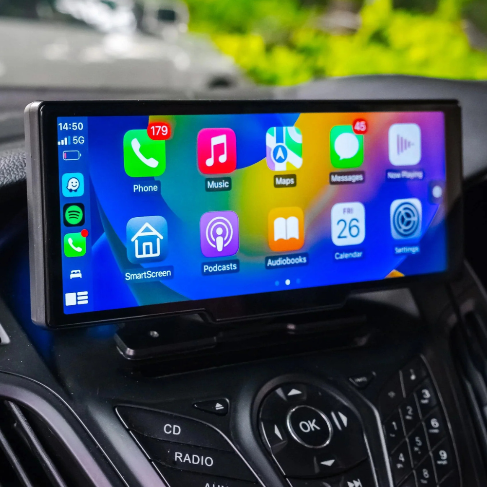 Carplay/Android Auto Wireless 26 cm + Camera Marsarier + Camera de Bord